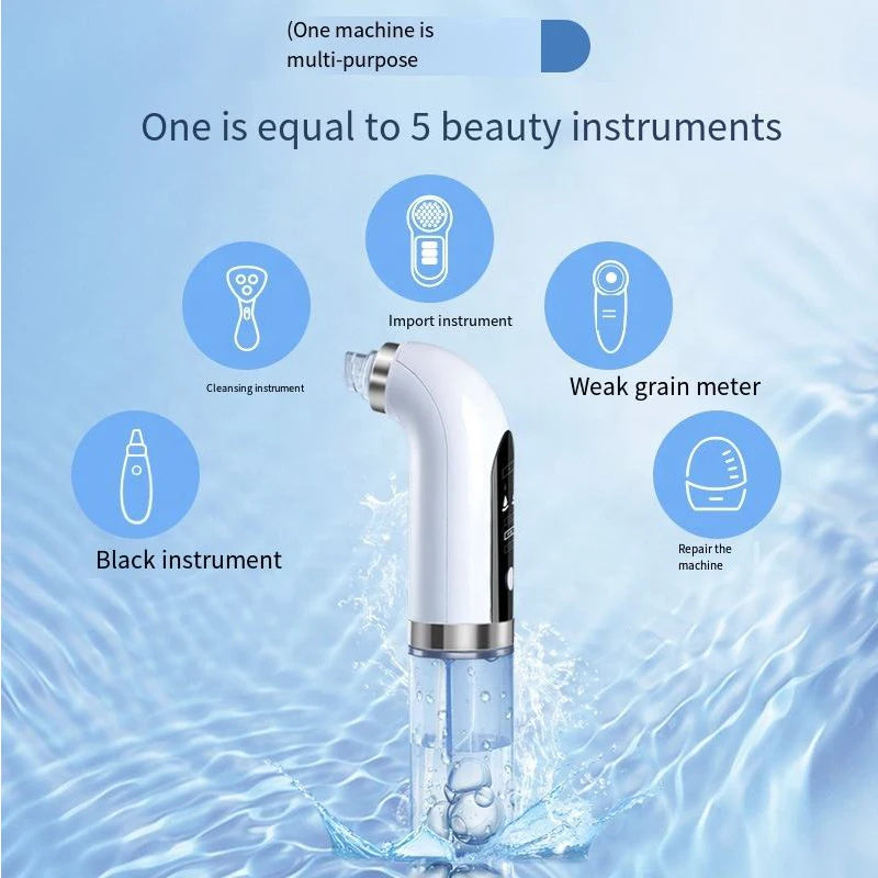 2024 Black Pore Vacuum Cleaner Electric Micro Bubble Cleanser USB Charging Beauty Instrument Skin Care Tool