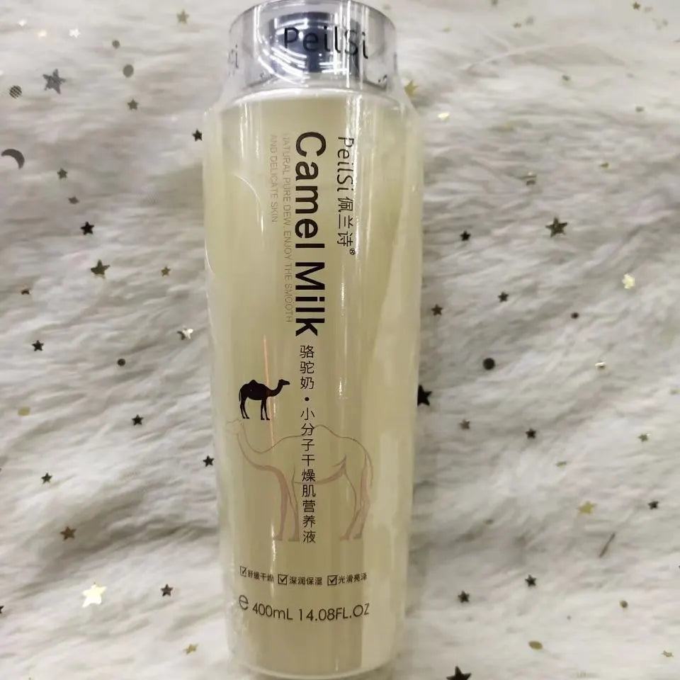 400ml Camel Milk Molecule Toner Collagen Repairing Moisturizing Face Smoothes Wrinkles Toner Oil Control Beauty Skin Face