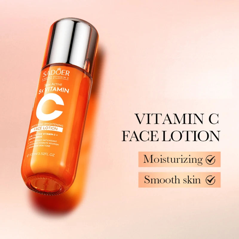 SADOER Vitamin C Skin Care Sets Face Cream Moisturizing