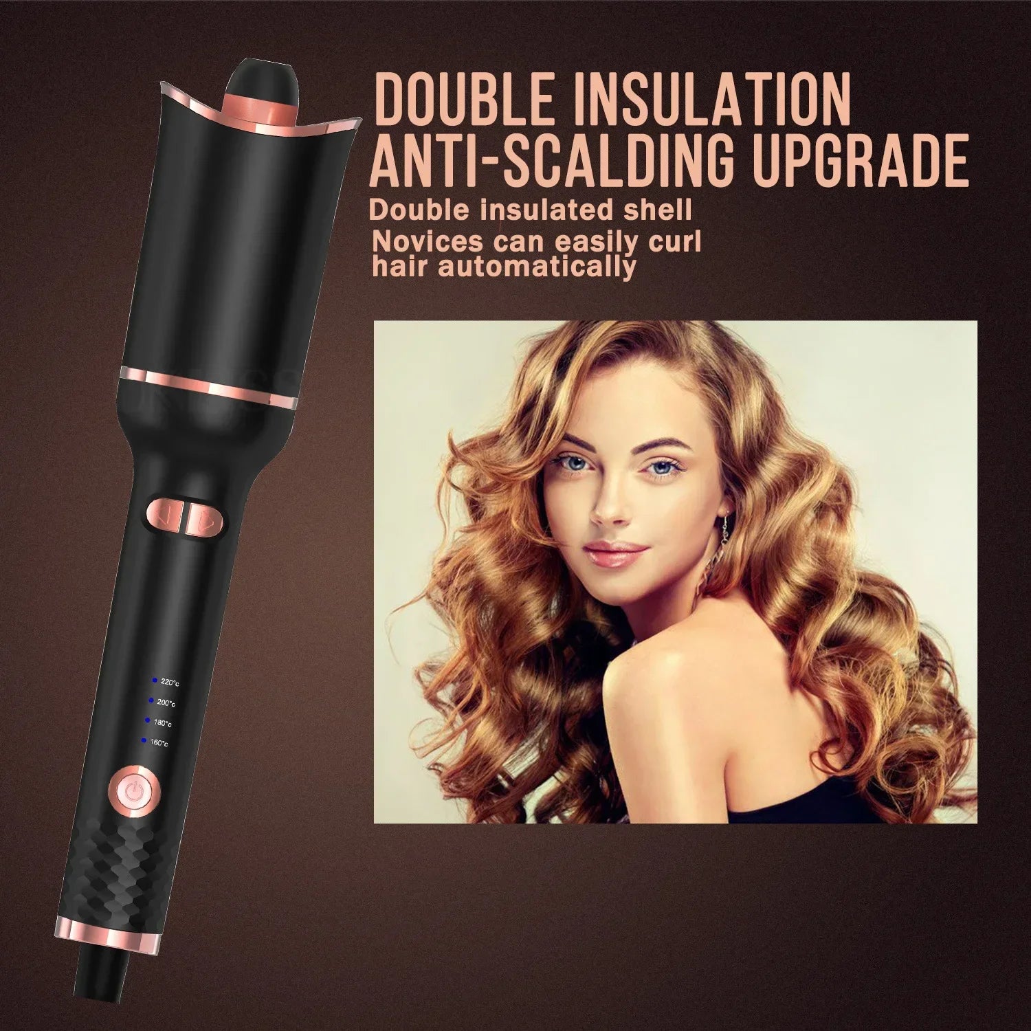 Automatic Hair Curler Auto Hair Curling Iron Ceramic Rotating Air Curler Air Spin Wand Styler Curl Machine Magic Hair Curler