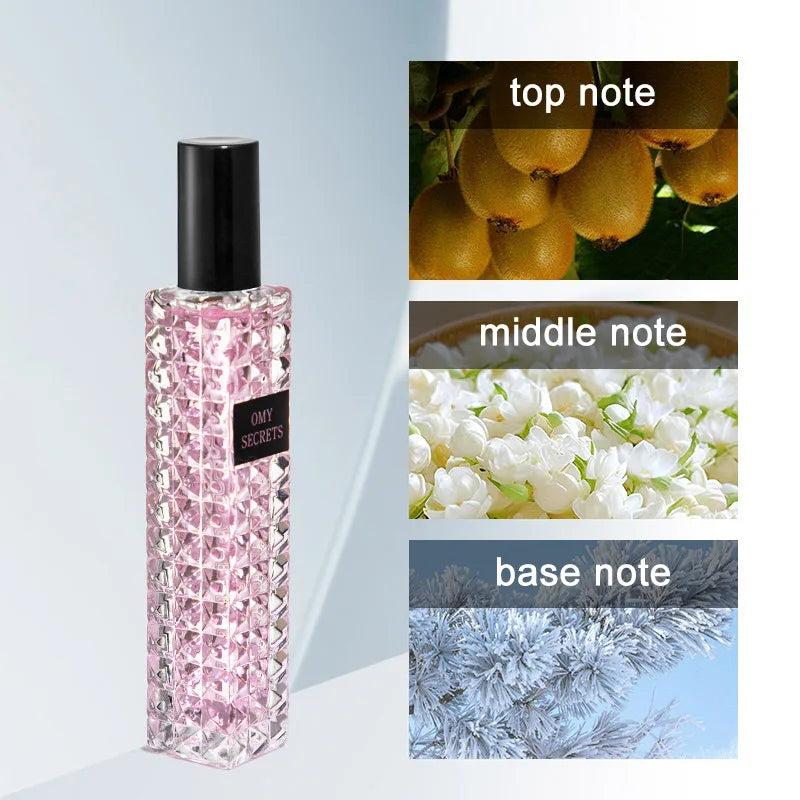 Brand Rose Light Fragrance Women's Perfume Bright Crystal Natural Lasting 50ml Body Spray Jasmine Miss Fruity Eau De Toilette