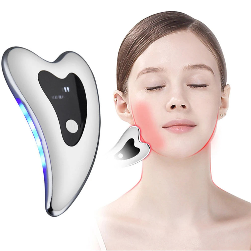 Face Massagers Skin Scraping for Facial Lifting Tighten Care Anti Wrinkle Double Chin Remove Neck Electric Massage Skincare Tool