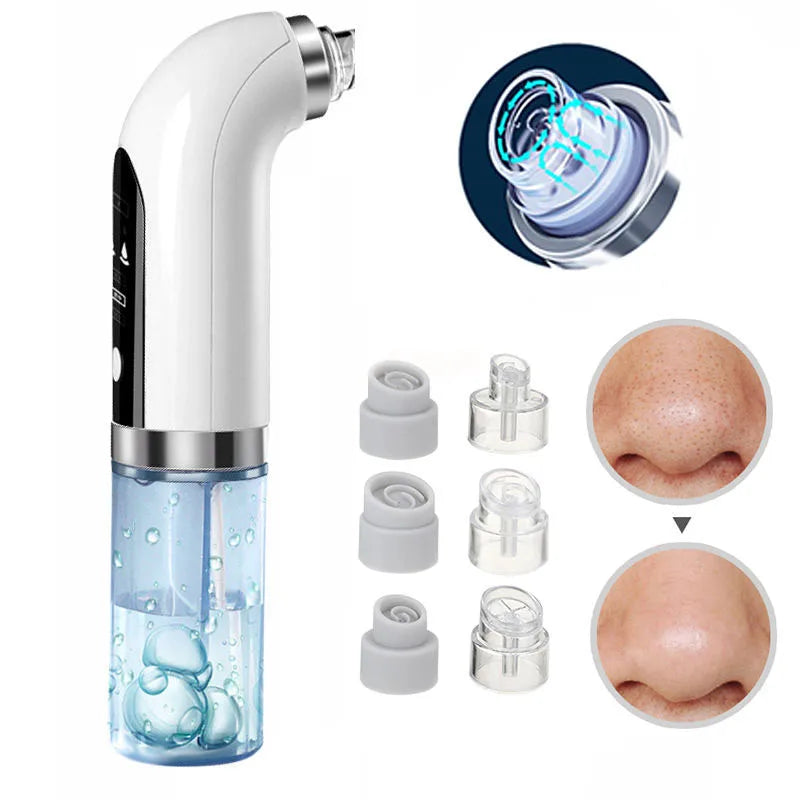 2024 Black Pore Vacuum Cleaner Electric Micro Bubble Cleanser USB Charging Beauty Instrument Skin Care Tool