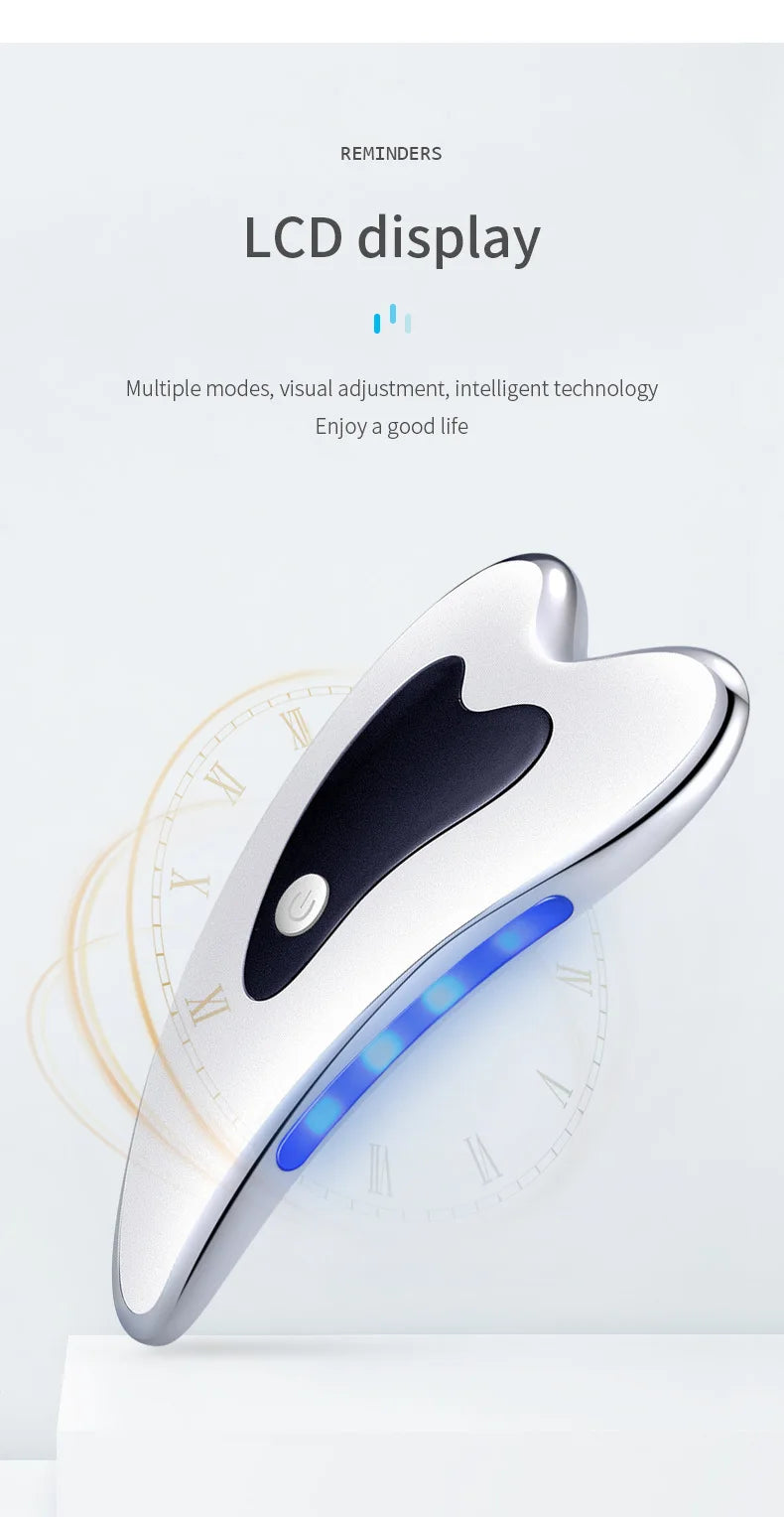 Face Massagers Skin Scraping for Facial Lifting Tighten Care Anti Wrinkle Double Chin Remove Neck Electric Massage Skincare Tool